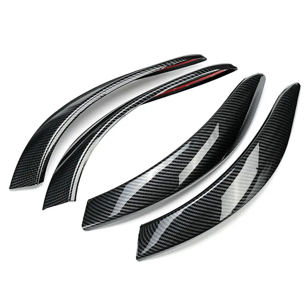 4 шт. ABS углеродное волокно обшивка межкомнатных ручек подходит для BMW F30 F34 2013 ~ 2018
