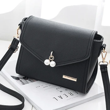 

Fashion Brand women handbag Korean version shoulder bag women pearl Small Flap Crossbody Bags for Girl Messenger bag B43-10