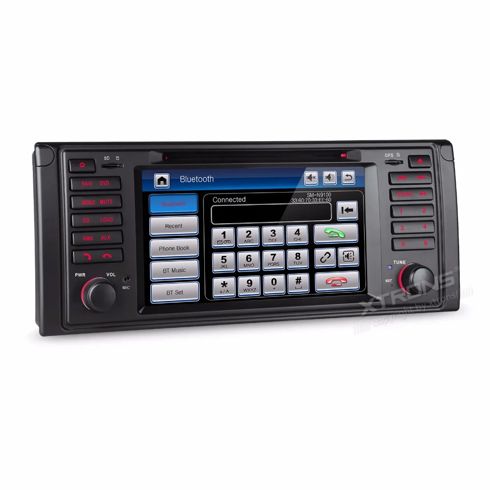XTRONS 7 ''Радио 1 din автомобильный DVD плеер GPS для BMW E39 M5 1999 2010 2001 2002 2003 1995 1996 1997 1998 /