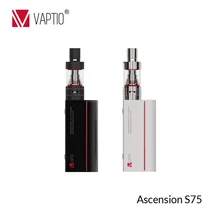 Vaptio S75 vape tank mods 75w variable wattage mod accurate temperature control mod tanks free shipping