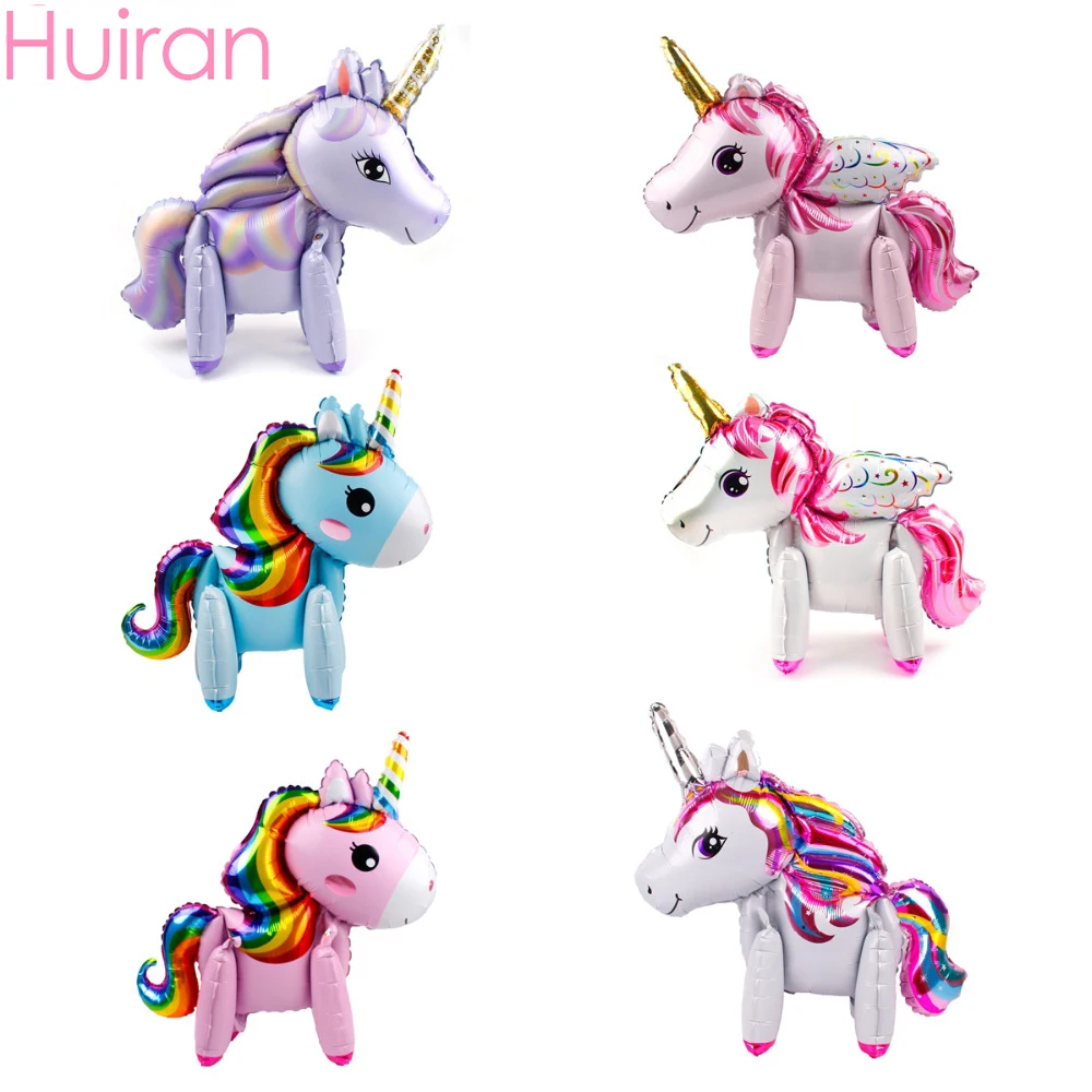

HUIRAN Unicorn Accessories Balloon Unicorn Birthday Party Decoration Girl Unicorn Party Supplies Unicorni Christmas Baby Shower