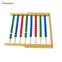 Wooden Colorful Beads Soroban Abacus Math Toys Calculation Children Educational Numbers Training Montessori Materials MA035-3 Wooden Colorful Beads Soroban Abacus Math Toys Calculation Children Educational Numbers Training Montessori Materials MA035-3