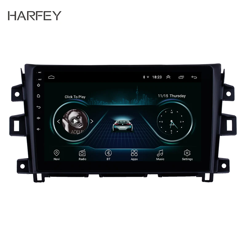 

Harfey 10.1 inch Android 8.1 Radio GPS Navigation Bluetooth Touchscreen Stereo for Nissan Navara 2011-2016 with Music AUX WIFI