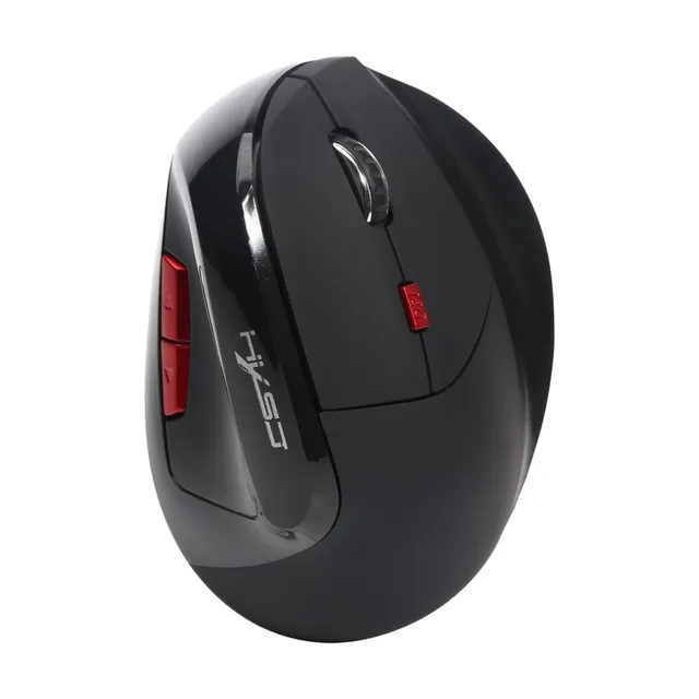 Cheap HXSJ X60 2.4Ghz Wireless Optical Vertical 2400DPI Gaming USB Mouse Rechargeable Gaming Mice Mouse For Laptop for PC Gamer
