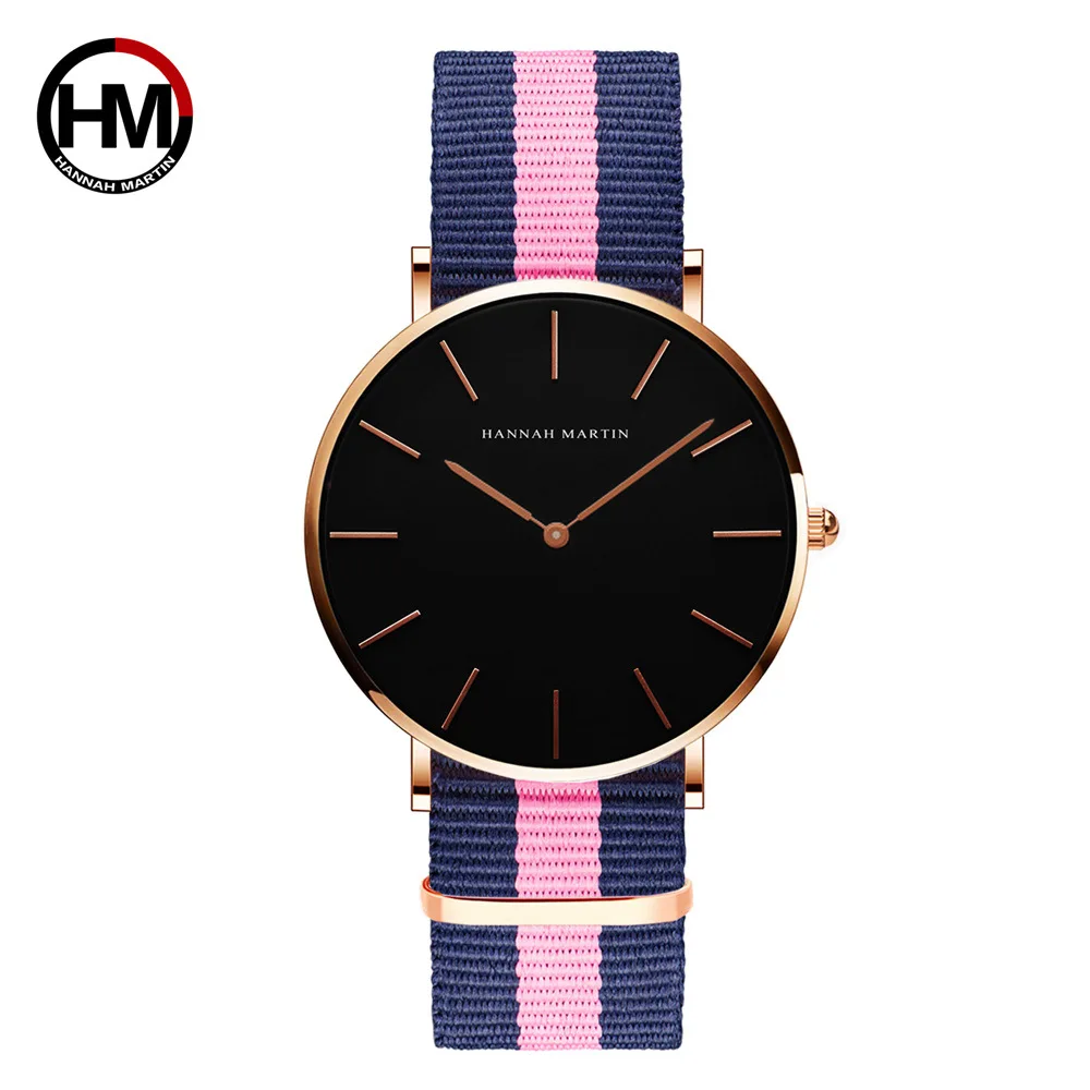 Relogio Masculino мужские часы лучший бренд класса люкс Мужские кварцевые наручные часы 40 мм Япония Move Мужские t HANNAH Martin reloj часы - Цвет: CH02-F7