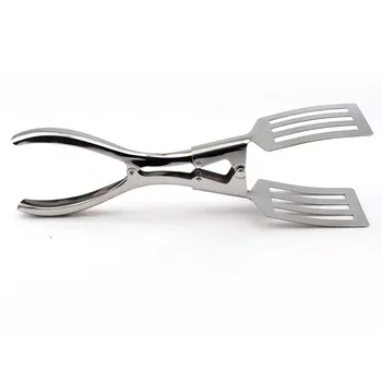 

OBRKING Stainless Steel BBQ Tongs Grilling Clip Baking Tools For Kitchen Cake Burger Bread Meat Tongs Cooking Serving Barbecue