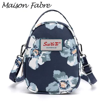

Maison Fabre bag women Nylon Crossbody bag strap handles flower print women travel waterproof bag phone Ladies zipper handbag