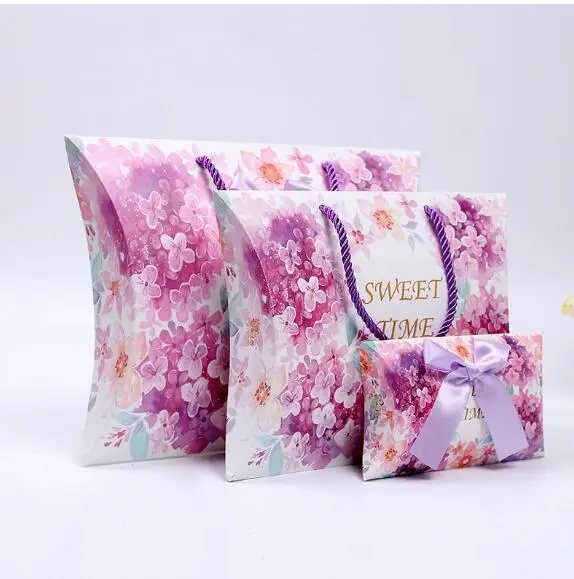 Download 20pcs Pink Kraft paper Pillow Pocket Bag Kerchief ... Yellowimages Mockups