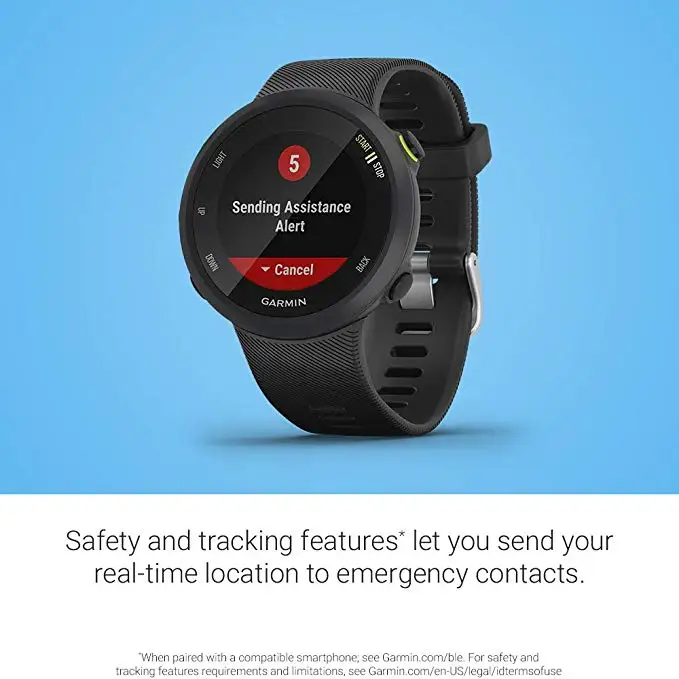 Garmin Forerunner 45, 42 мм простые в использовании часы для бега с GPS с Garmin Coach Бесплатный план обучения поддержка женщин Смарт часы для мужчин