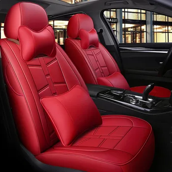 

custom car seat cover leather full set for VOLVO XC70 S60 S80 XC60 V40 V60 C30 C70 XC90 Front Rear car accessories car styling