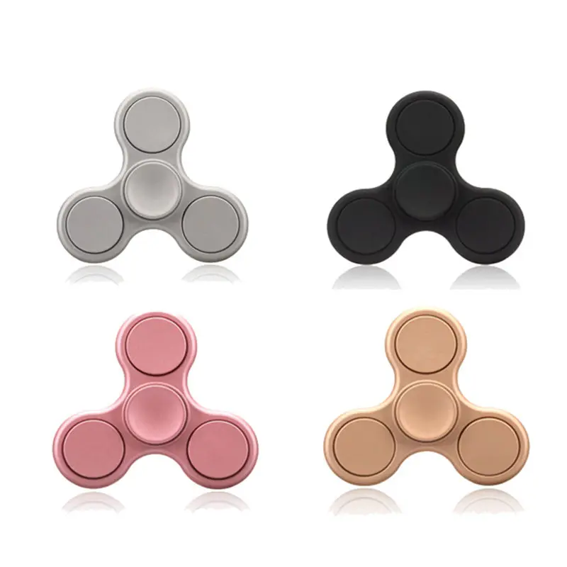 

2017 New 12 Styles Fidget Spinner Toy Tri-Spinner Matte Pvc EDC Hand Spinner Rotation Handspinner Time Long Anti Stress Toy