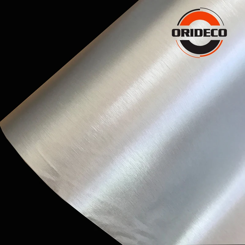 silver chrome brushed metallic vinyl wraps 6
