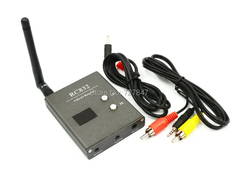 FPV 5.8G 600mW 5.8Ghz 40 Channel RC832 Wireless Audio Video AV Radio Receiver 5KM Range For DJI Phantom