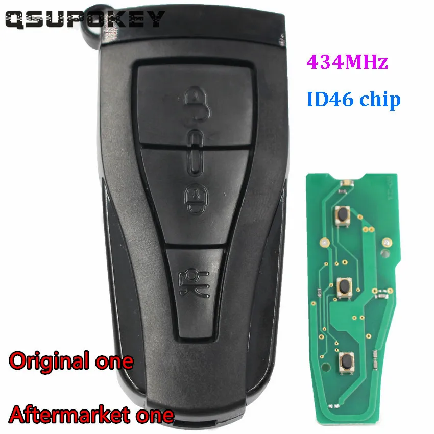

QSUPOKEY Remote Key Fob 3 Butons 434MHZ With ID46 Chip for MG6 free shipping
