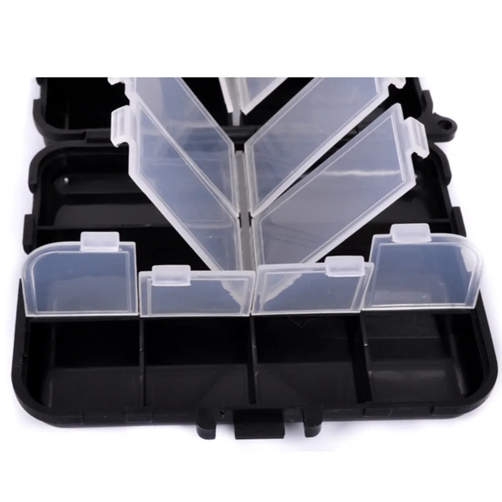 

11 Grid Fishing Gear Box Bait Bait Hook Storage Small Box Hook Baits Case Storage Box Fishing Tackle Container