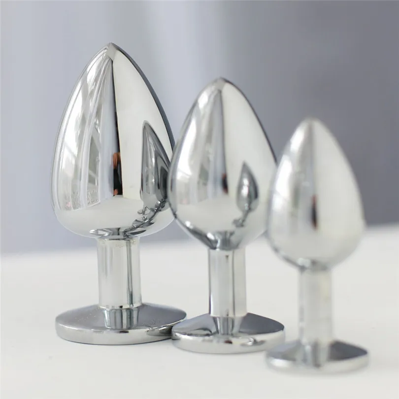 Sex Toys Massage Body Plug Anal Acier Anal toys Berg Crystal Silver Colour Metal Backyard Stainless Steel Plug Anal Hitch (24)