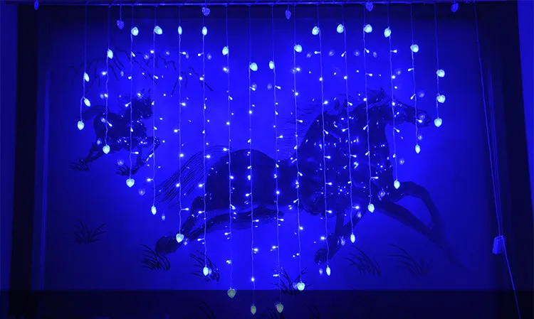 200x150 см элегантные свадебные фоны с светодиодный подсветкой любящее сердце Королевский синий свадебные украшения, светящаяся Ваза Дерево Кристалл