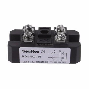 

1PC New Arrival MDQ 100A Amp 1600V Volt Silicon Single Phase Diode Metal Case Bridge Rectifier Module Whosale&Dropship