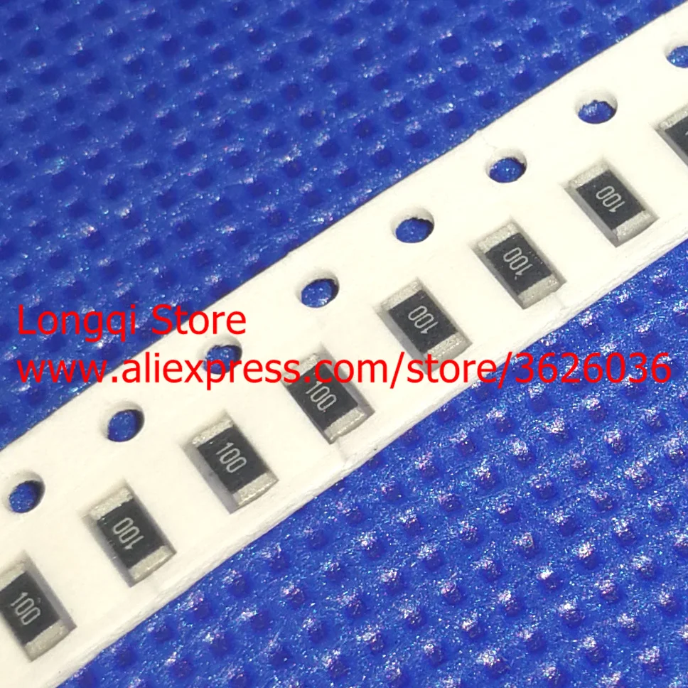 100 шт 1206 3216 5% 8.2R 9.1R 10R 11R 12R 13R 15R 16R 18R 20R 1/4 Вт SMD сопротивление | Электроника
