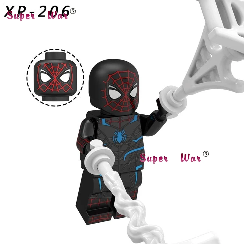 Одиночный Marvel фильм Человек-паук вдали от дома Веном призрак всадник Человек-паук загадочные строительные кубики, детские игрушки - Цвет: XP206