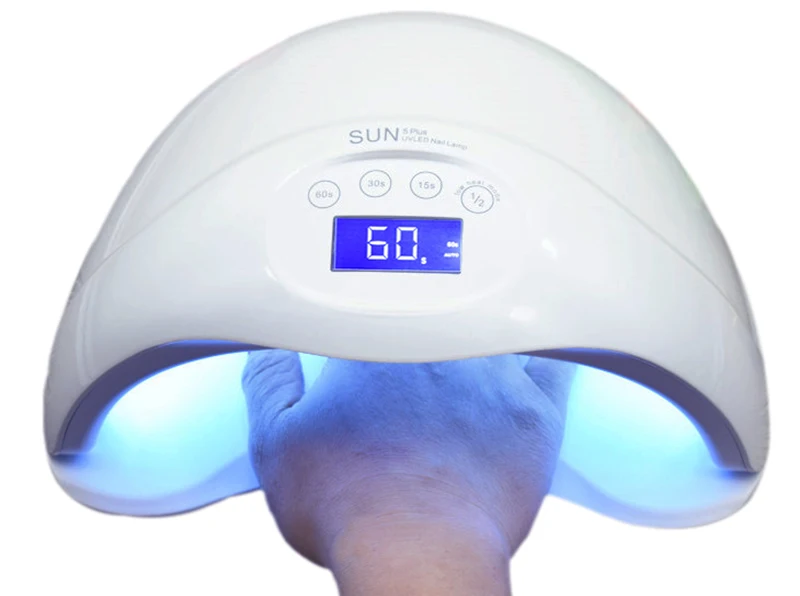 

SUN5 Plus UV LED Nail Lamp 48W Gel Fast Curing Low Heat Mode Nail Dryer for Fingernail & Toenail Nail Tool Drying Machine #S505