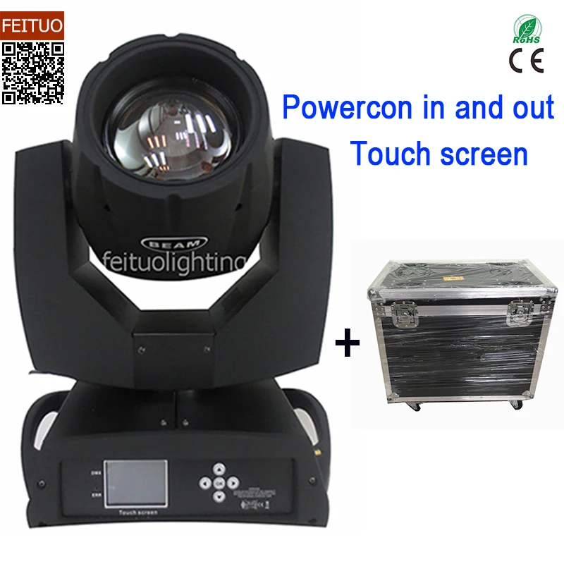 4 шт./лот Flycase Sharpy Lyre Beam 230 Moving Head 16 Prism China 7r Powercon In And Out r7 230w Dmx Lights | Лампы и освещение