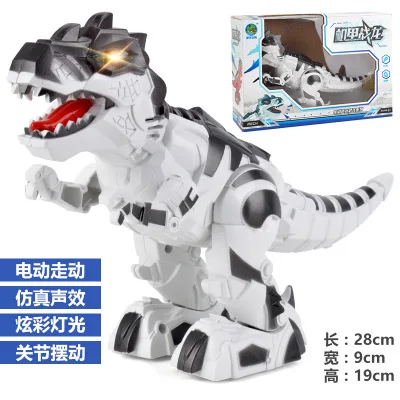 

RC Intelligent Dinosaur Model Electric Remote Control Robot Mechanical War Dragon With Music&Light Functions Children Hobby Toys
