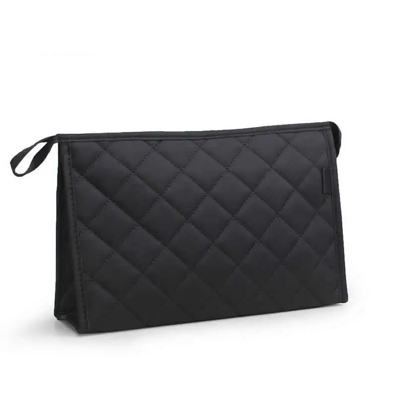  Women Cosmetic Bag Functional Diamond Lattice Travel Makeup Case Zipper Make Up Bags Organizer Stor