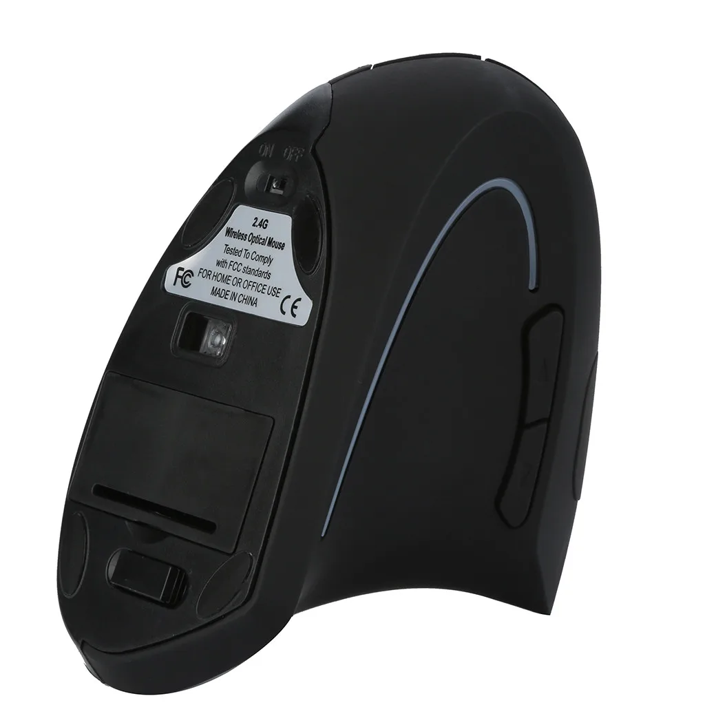 Mousnx беспроводная мышь 2,4 ГГц игровая эргономичная 1600 dpi USB мыши дизайн вертикальная мышь для видеоигр настольное использование в офисе