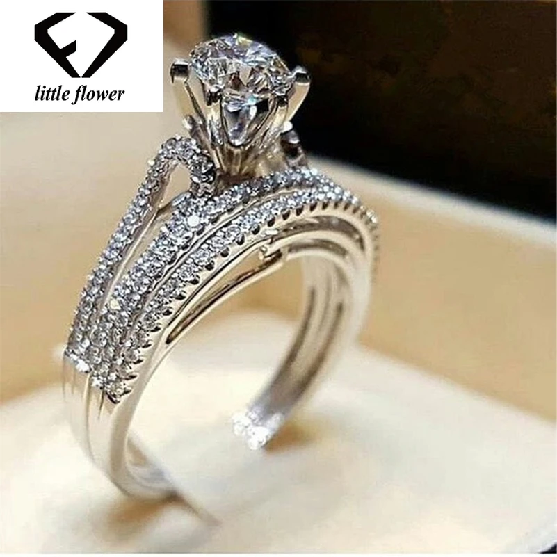 

925 Silver Gemstone Anillos De Diamond Rings Simulation Drill Sleeve Zircon Engagement Ring Bague Etoile Peridot Bizuteria Women