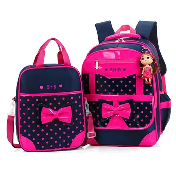 

Children School Bags for Girls pu Backpack Kids Printing Backpacks set Schoolbag Waterproof Primary School Backpacks Mochilas