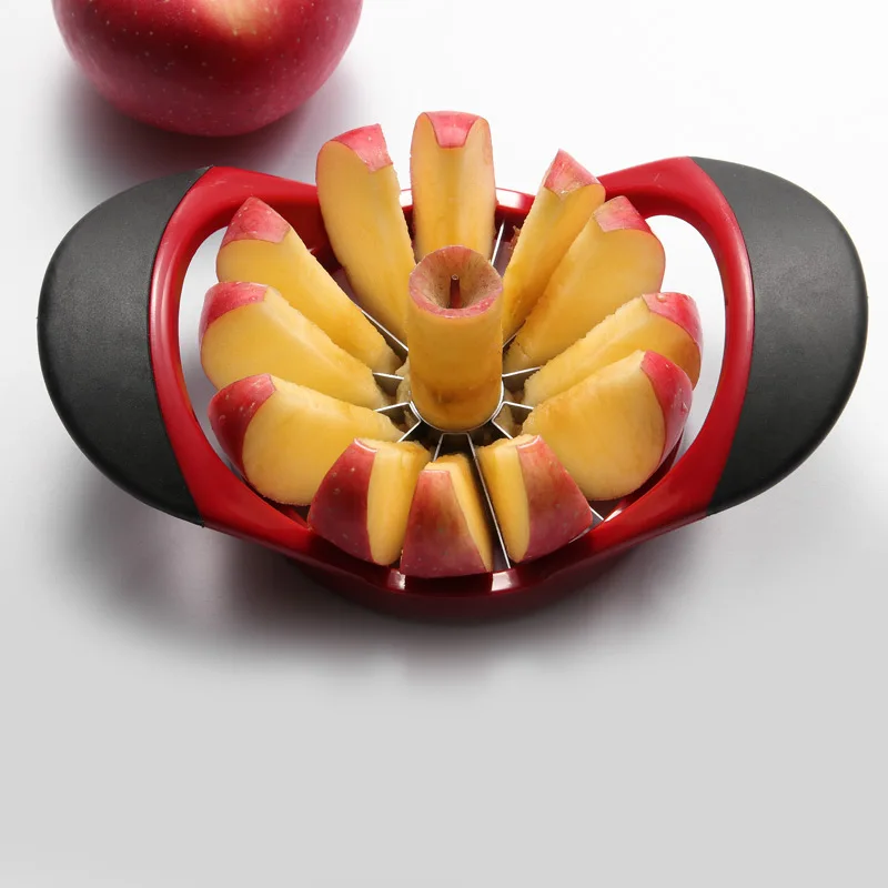 Details about   Apple Slicer Fruit Cutter Corer Divider Potato Wedge Stainless Steel Blades UK 