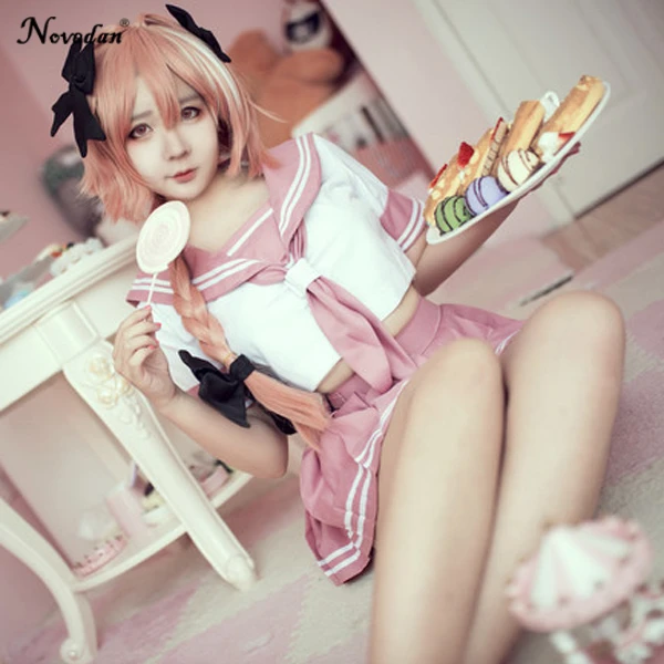 Костюм для косплея аниме Fate Grand Order Apocrypha Astolfo японская школьная форма милый