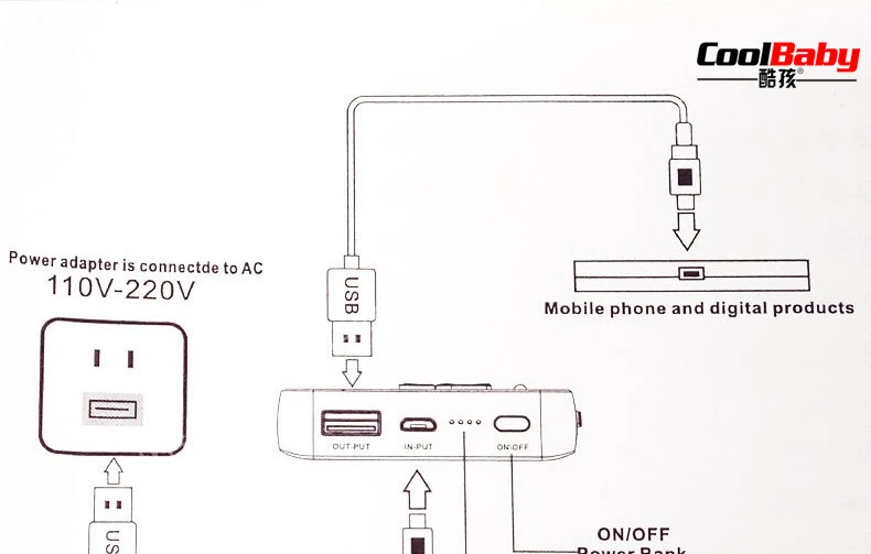 COOLBABY Y 6 Y6 Ретро игра 188 классические игры мобильный 5000mAh портативный аккумулятор