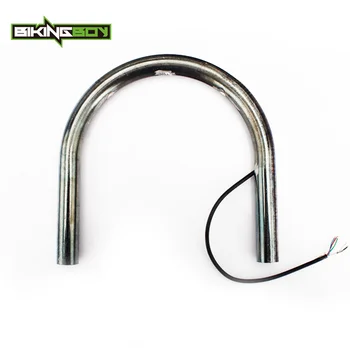 

BIKINGBOY Universal Custom Stainless Steel 7/8" Tube Cafe Racer Seat Frame Hoop Brat Loop + LED Brake Turn Singal Light