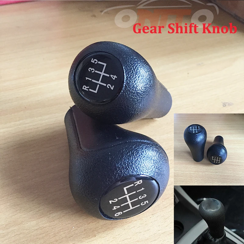 Wholesale 10pcs Plastic Black Car Gear Shift Knob 5/6 Speed Gear Head