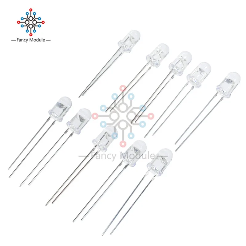 10 шт. 5 мм 850 нм ИК Инфракрасный светодиод|lamp lamp|lamp ledlamp infrared |