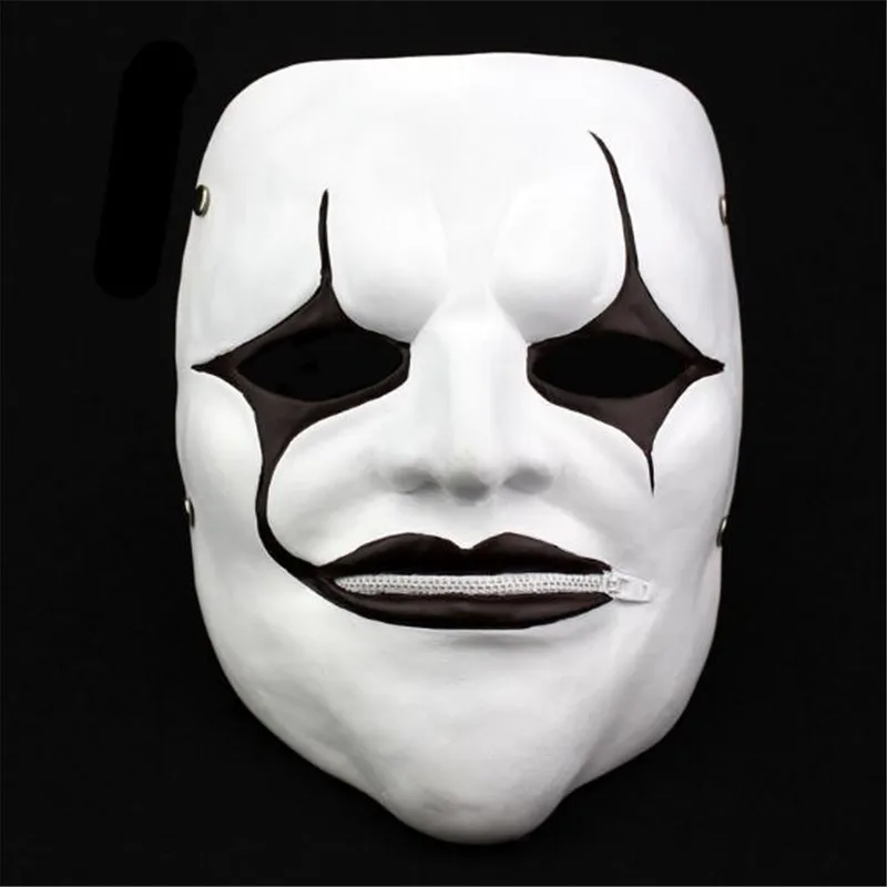 

Horror Movie Theme Resin Masks Halloween party dressed characters funny funny clown mask face new slipknot zipper mouth mask