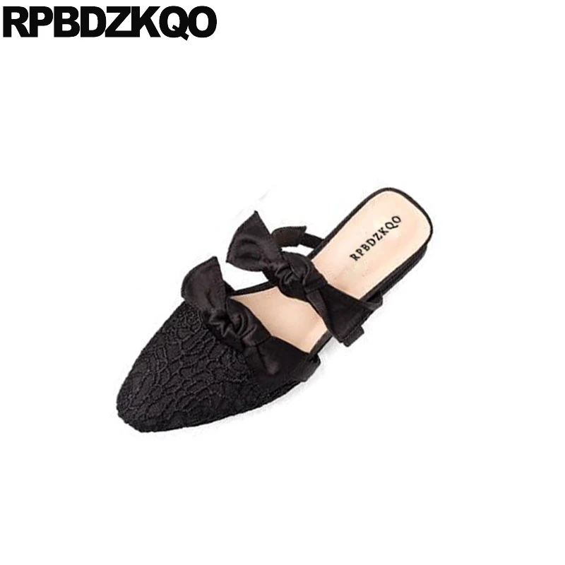 cute black mules