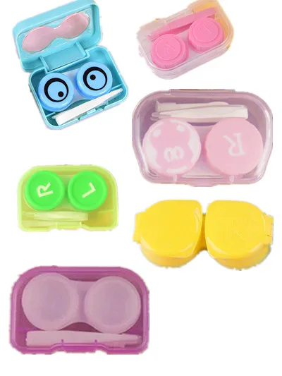 

1 pc Popular Travel Kit Easy Carry Mini Square Contact Lens Case Box