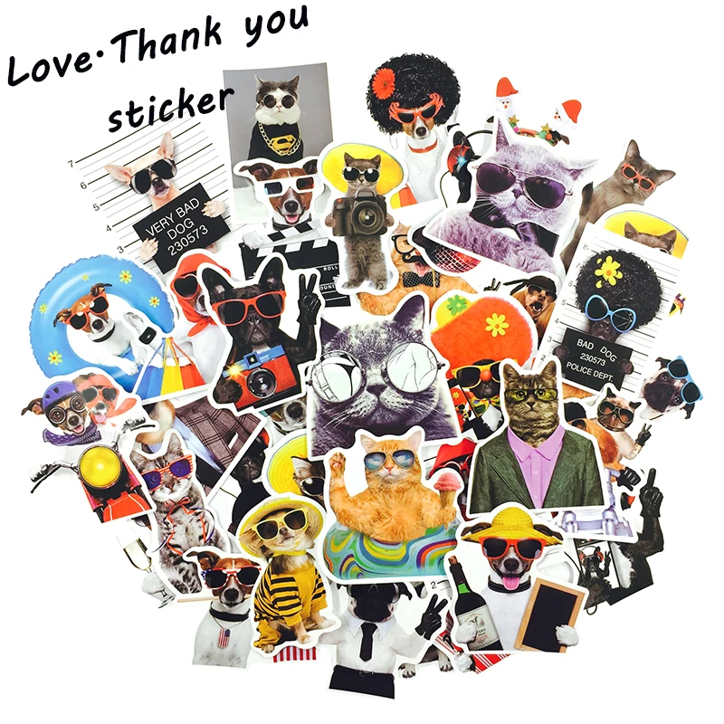 38pcs Cartoon Style Sticker Anime Cute Animal Children