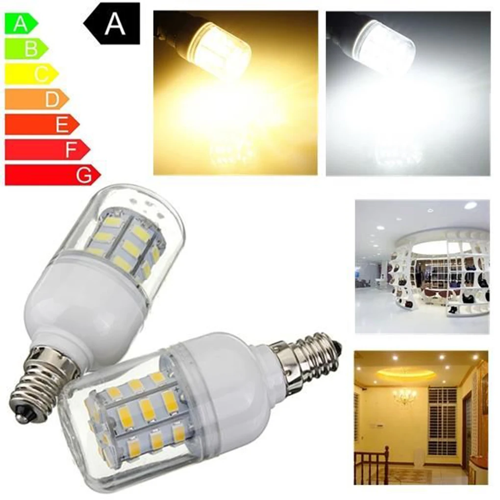 

10Pcs Constant Current LED E12 4W 27SMD 5730 LED 85V-265V Corn Lamp Light Wide Voltage Bulb Home Bright