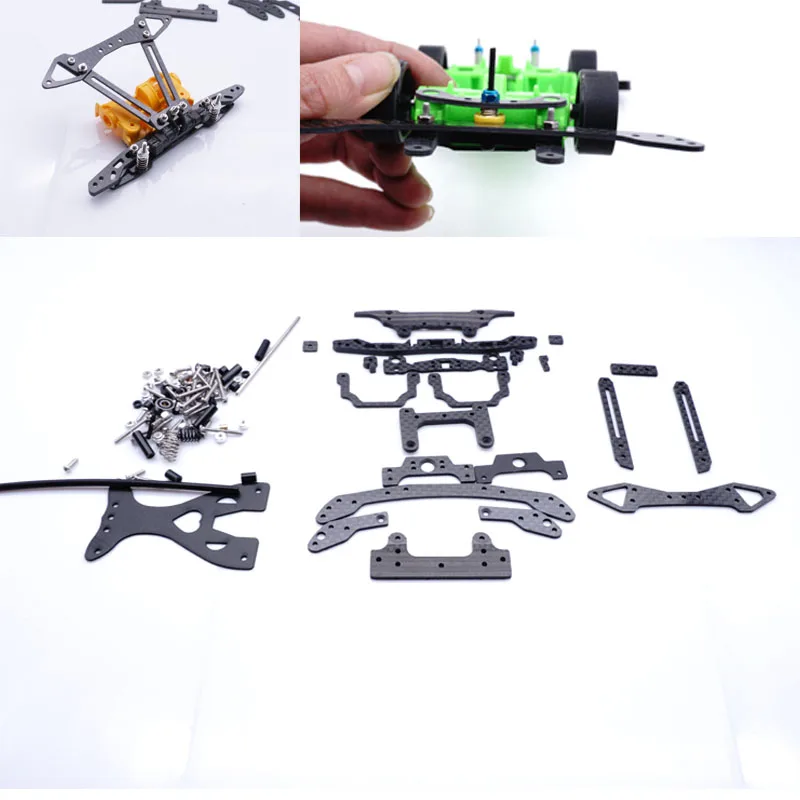 

carbon pivot set up and down/right and left car set tamiya MS chassis suspension carbon full setting for tamiya mini 4wd car