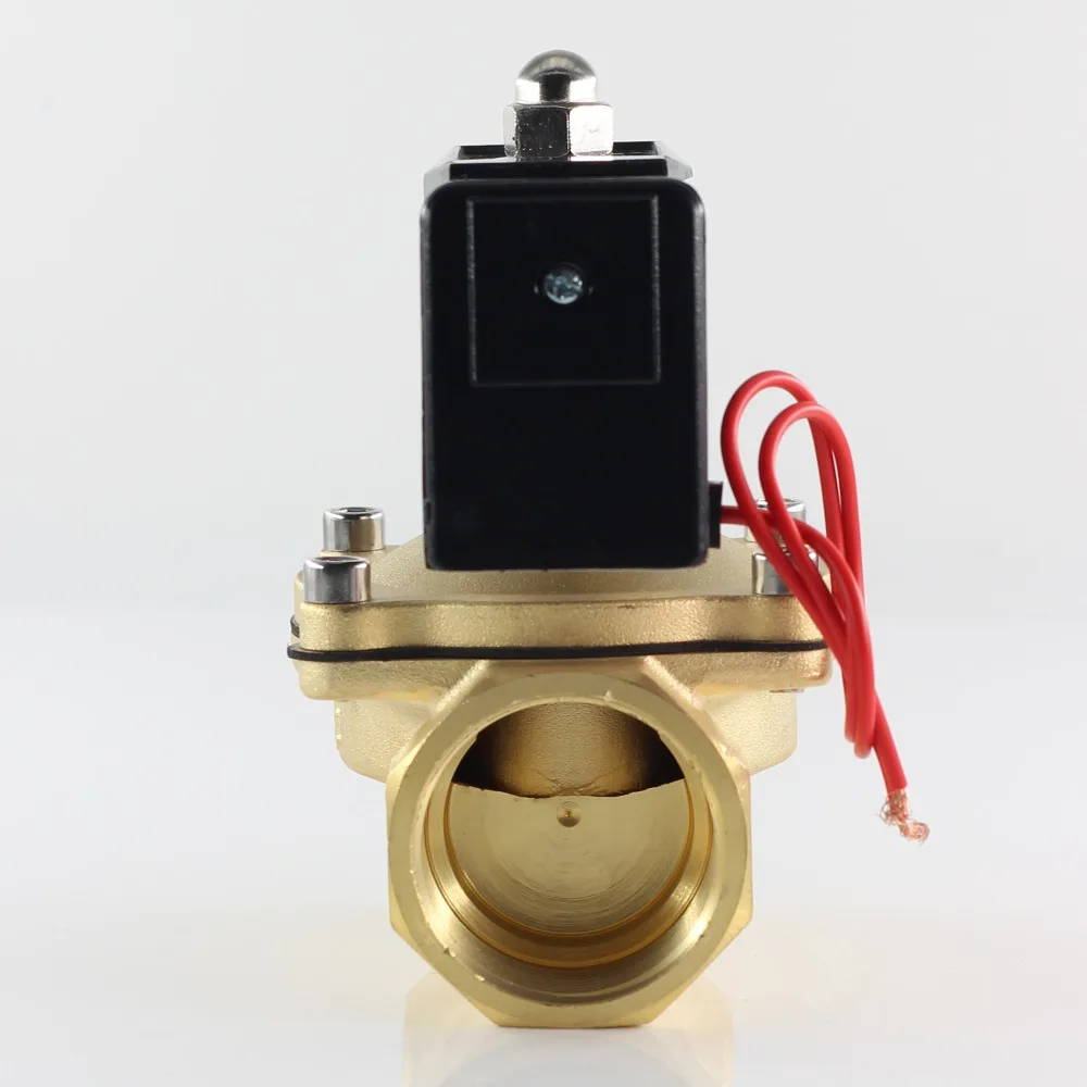Фото AC220V DC12V DC24V нормально закрытый энергосберегающий электромагнитный клапан, IP65, использовать воду, газ, нефть, охрана окружающей среды, DN10 15 25 32 №4