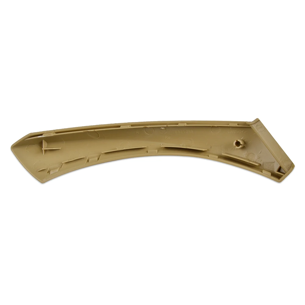 H2CNC Auto Car Inner Door Panel Handle For BMW E90 E91 E92 E93 3 Series Front / Rear Right Side beige 1PC Replacement Part