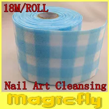 [LLI-001] 18 метров/рулон полотенце для красоты идеально подходит для очищения ногтей