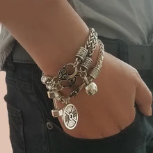 3 типа фитнес ювелирные изделия браслеты с гантелями и браслеты гири кулон штанга браслет для мужчин женщин тренажерный зал мотивация подарок