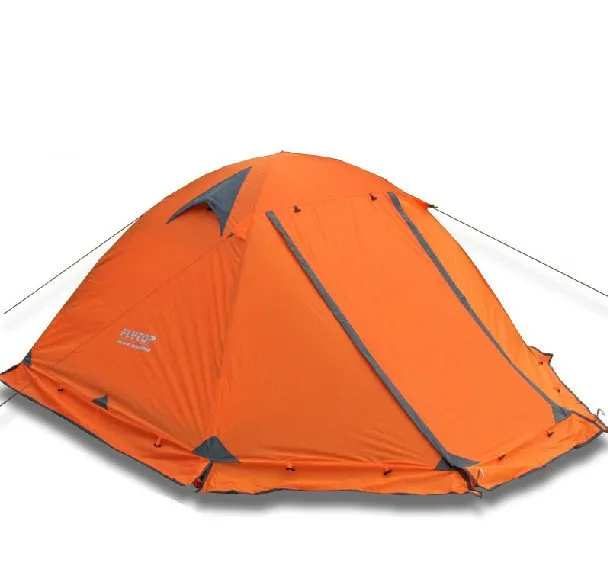 

High Quality New Tents 2 person 2015 Outdoor Camping Equipment Waterproof Double Layer Dome Aluminum pole Camping Tent FLYTOP
