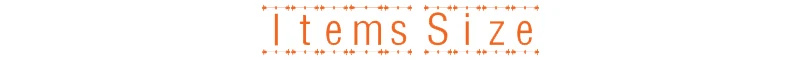 Items Size