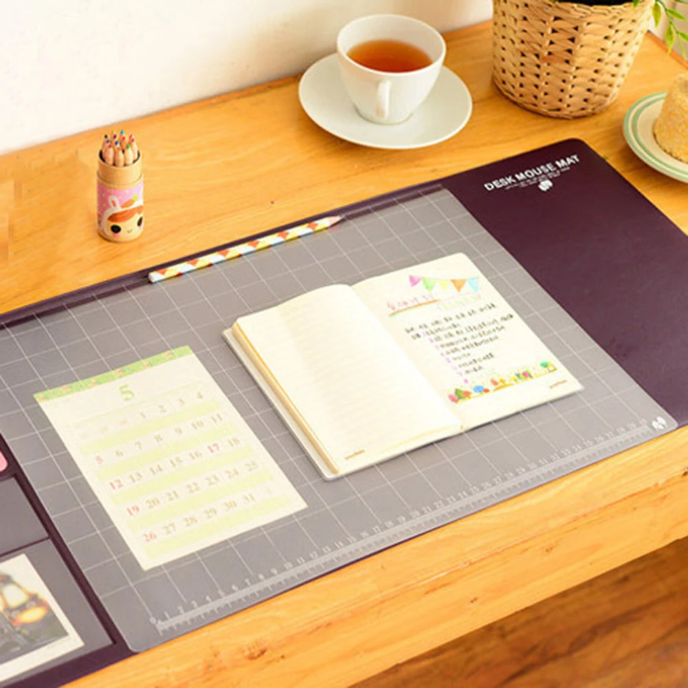  2018 Multifunctional PVC Large Laptop Keyboard Game Mouse Pad Waterproof Office Desk Mat